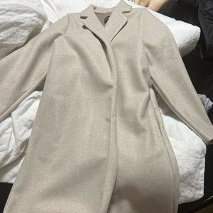 Zara coat color sand